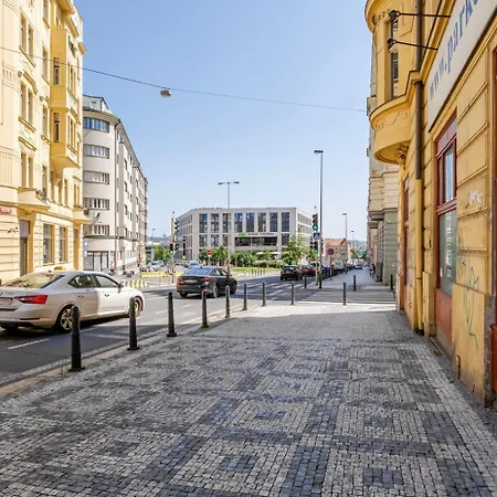 شقة Blueground Holesovice Balcony Nr Vltava Prg-61 *